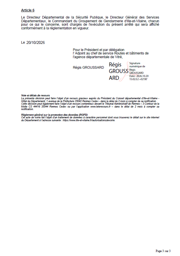 ​ RD341 - Arrêté temporaire de circulation du 23 oct 2026 p3